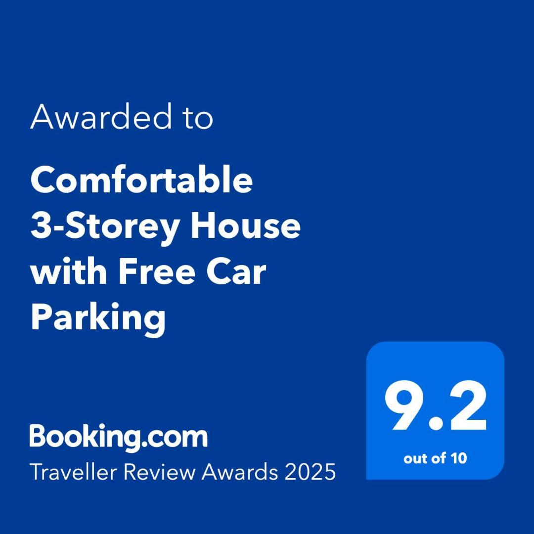 Comfortable 3-Storey House With Free Car Parking Manchester Ngoại thất bức ảnh